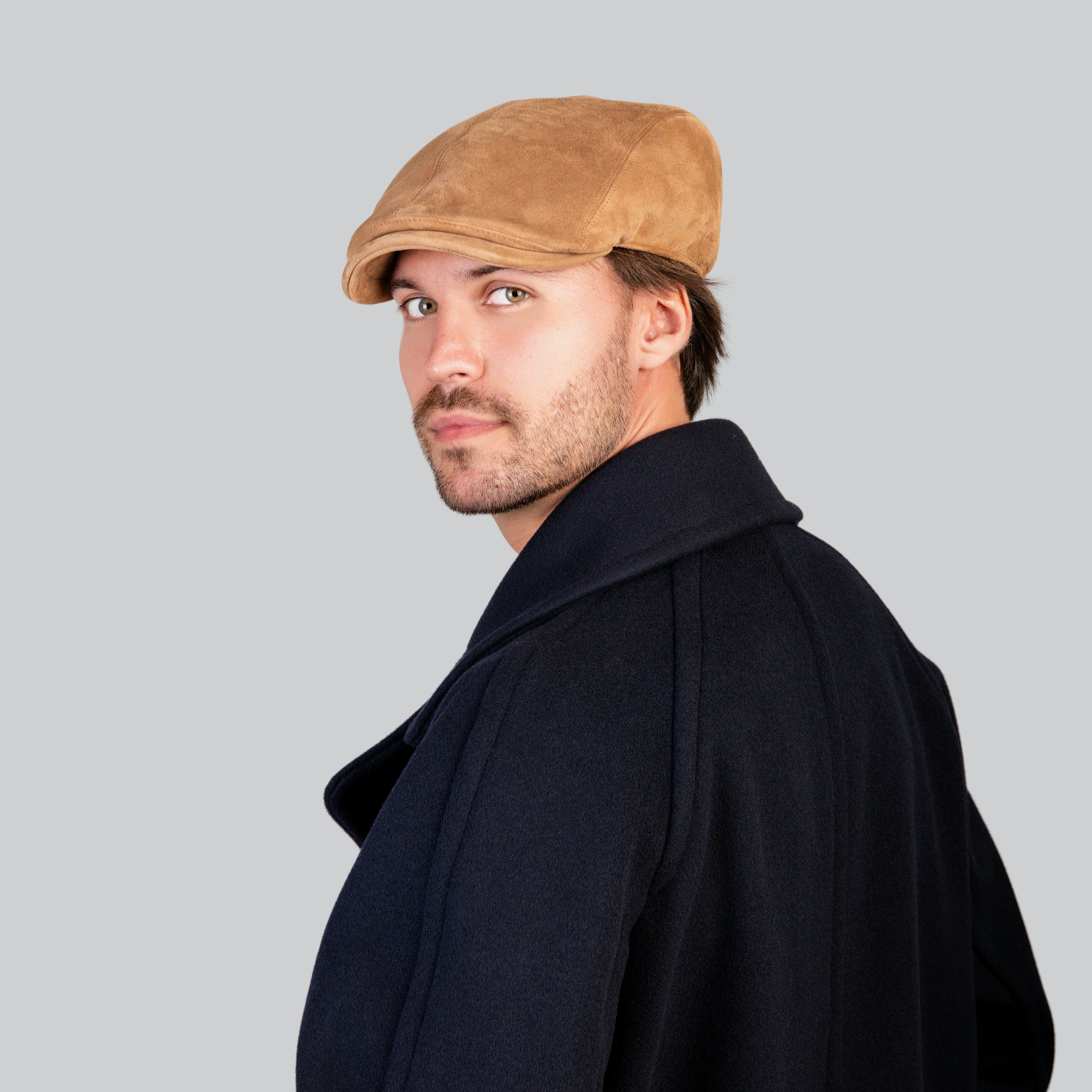 CASQUETTE SEMI-BOMBEE BRIGHTON MOUTARDE MADE IN FRANCE DE CRAMBES - L CASQUETTE SEMI-BOMBEE BRIGHTON MOUTARDE MADE IN FRANCE DE CRAMBES - L